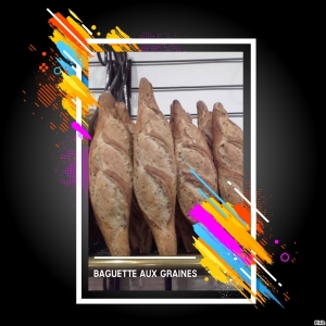 Baguette aux graines