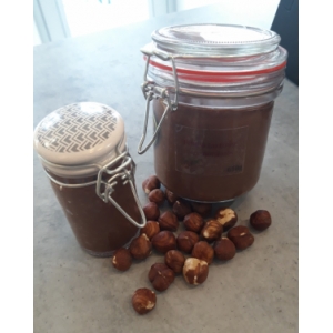 Pâte à tartiner aux noisettes sans huile de palme