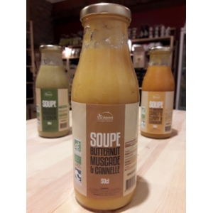 Soupe bio : butternut, muscade et cannelle