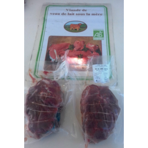 Rotie de bas de carre veau de lait sous la mere