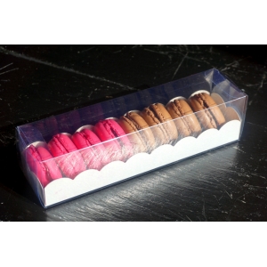 Macarons mix 'chocolat/fraise'
