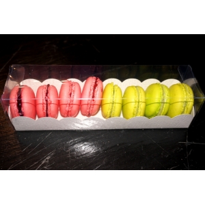 Macarons mix 'fraise/pistache'