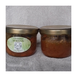 Bocaux de couscous de mouton en 350g
