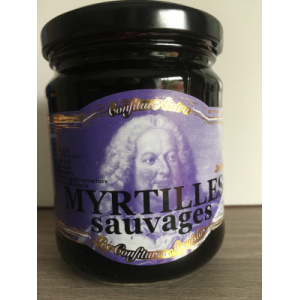 Confiture de myrtilles sauvages