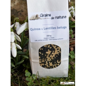 Mélange quinoa - lentilles noires b