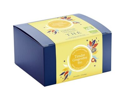 Infusion tendre gingembre bio - boite de 20 sachets