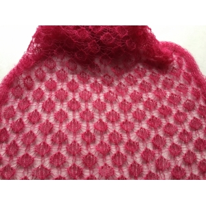 Foulard dentelle sorbet