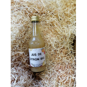 Jus de citron bio 25 cl
