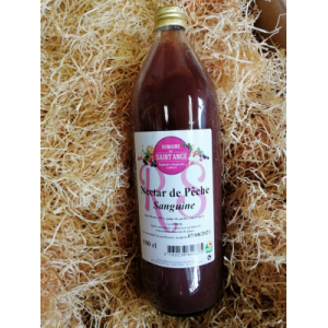 Nectar de pêche sanguine