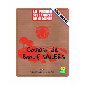 Goulash de boeuf salers