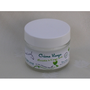 Crème visage au lait d'ânesse