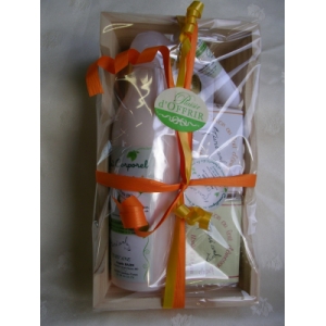 Coffret-cadeau à l'abricot au lait d'ânesse