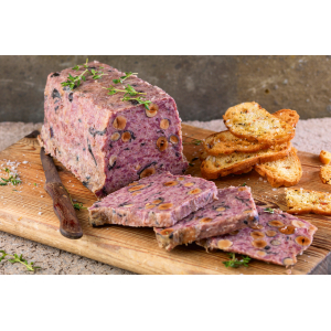 Pâté de canard 180gr aux noisettes en conserve-