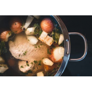 Demi poule à faire au pot