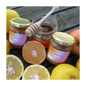 Confiture pamplemousse pomme miel