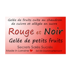 Gelée rouge et noir