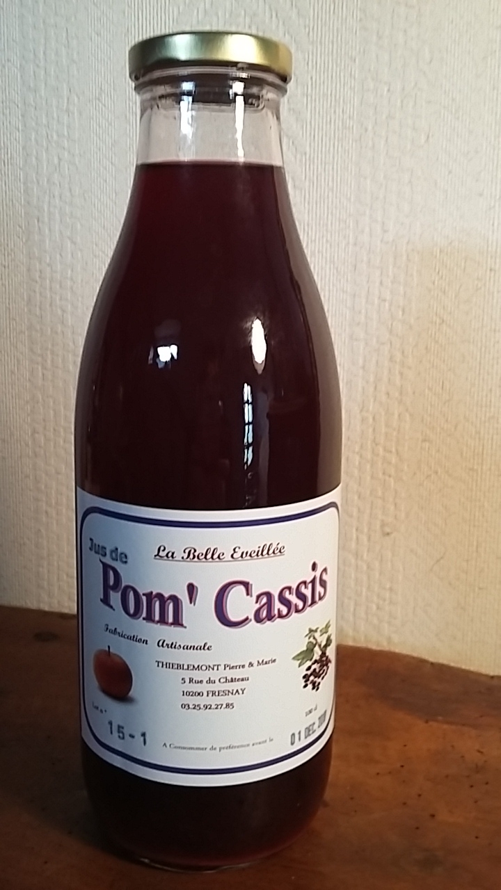 Jus Pom Cassis Kg La Belle Eveill E Locavor Fr