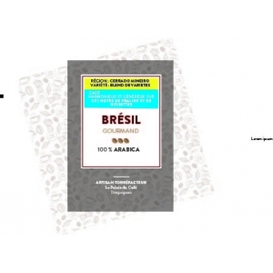 Brésil 100 % arabica - 1 kg - mouture piston french press