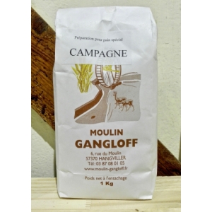 Préparation pour pain de campagne