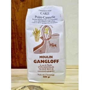 Préparation pour cake poire-cannelle