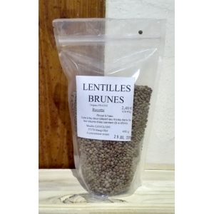 Lentilles brunes