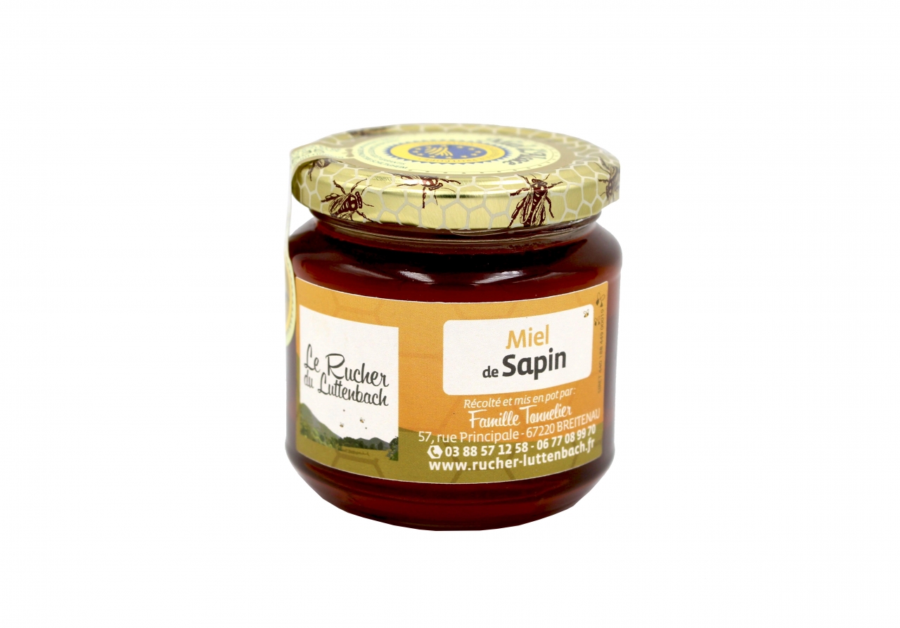 Miel de Sapin pot en verre de 250g