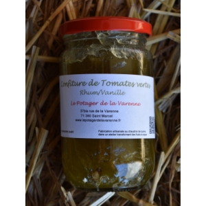 Confiture de tomate verte rhum/vanille