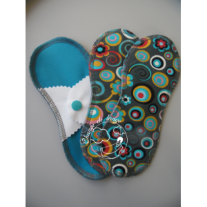 Protège-slip lavable gris