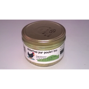 Rillette pur poulet bio 180g