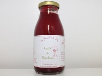 Coulis de framboise en bouteille de  25 cl