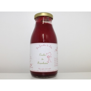 Coulis de framboise en bouteille de  25 cl