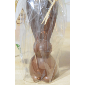 Lapin grands oreilles lait ou noir 16 cm