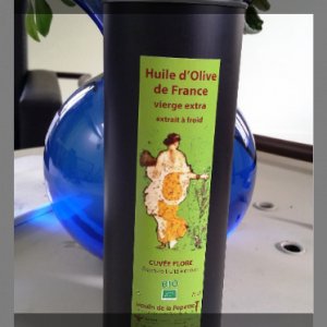 Huile d'oli vierge extra 75cl –  flore  variété frantoio