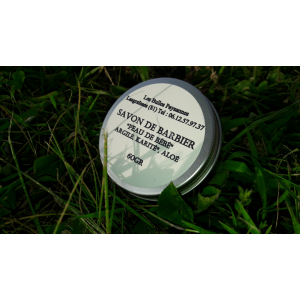 Savon de barbier 'peau de bébé' argile karité aloé