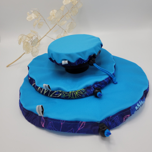 Charlotte couvre-plat -bleu