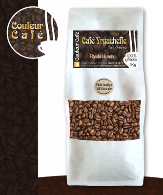 Café moka grains 'yrgacheffe'