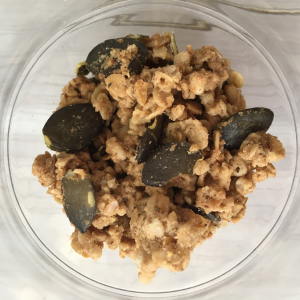 Granola graines de lin & courges