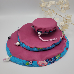 Charlotte couvre-plat- rose