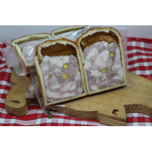 Pâté en croûte à la volaille en tranche