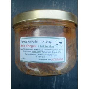 Bolognaise de boeuf angus / ail des ours