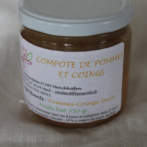 Compote pomme-coings