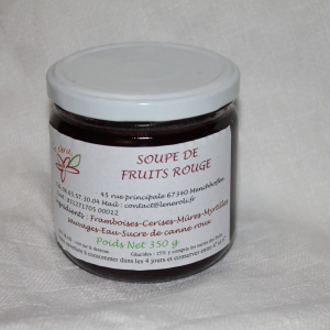 Soupe fruits rouges
