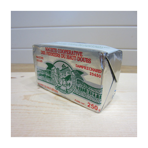 Beurre au lait cru entier