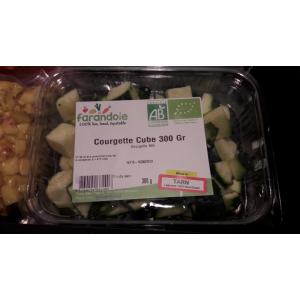Courgette cube