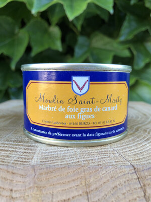 Marbré de foie gras de canard aux figues 120 g