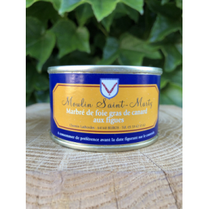 Marbré de foie gras de canard aux figues 120 g