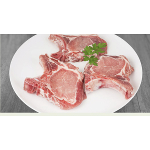 Côte de porc bio élevé en plein air