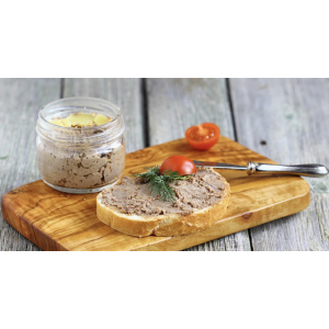 Terrine de montagne : porc bio élevé en plein air