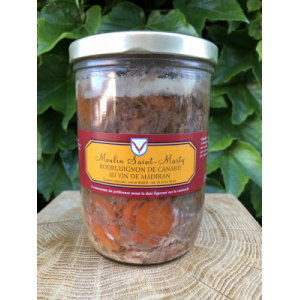 Bourguignon de canard au vin de madiran 750 g