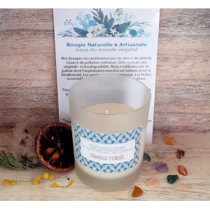 Bougie orange corsée